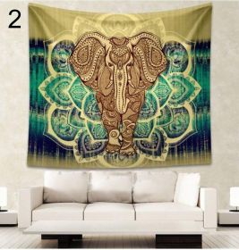 Stamp Bohemia Beach Blanket Mural (Option: Yellow-Large)