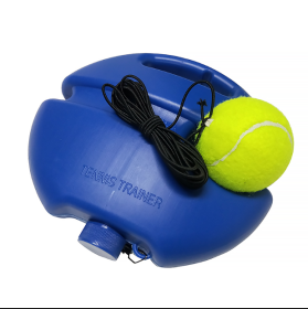 Senior Single Tennis Training Base And Tennis Ball Seat (Option: Blue 2pcs)