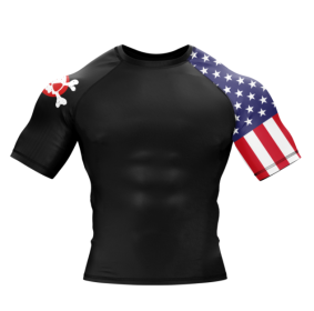 XM AMERICAN WARRIOR - Longsleeve And Shortsleeve - XMARTIAL (Option: XS-Shortsleeves)