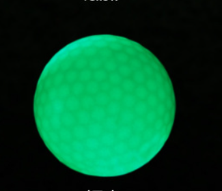 Led Golf Ball Flashing Ball Golf Supplies (Color: Green)